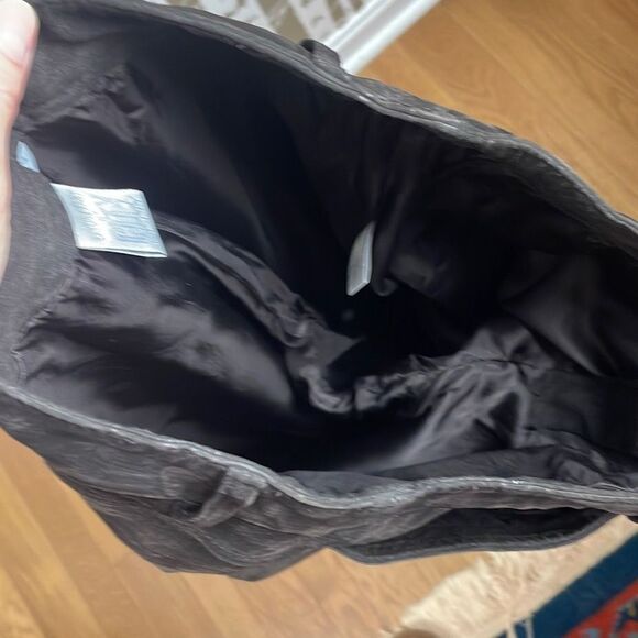 DKNY Skyline Suede Leather Pant 2 Dark Brown - Picture 5 of 14